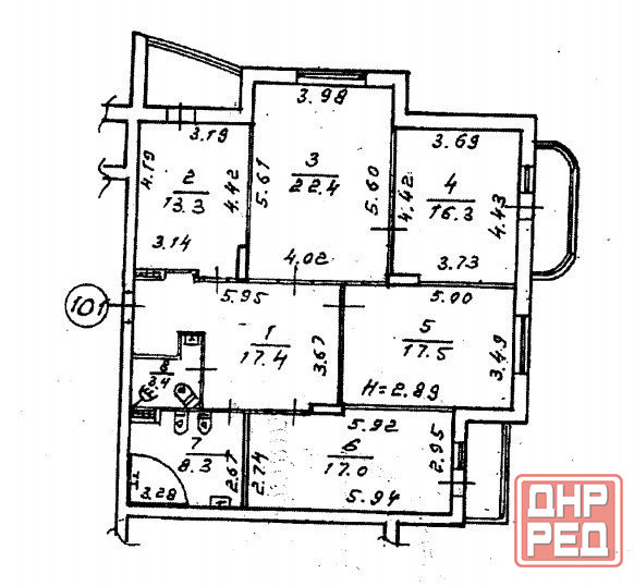 4-х комнатная жк Центральный Донецк - изображение 12