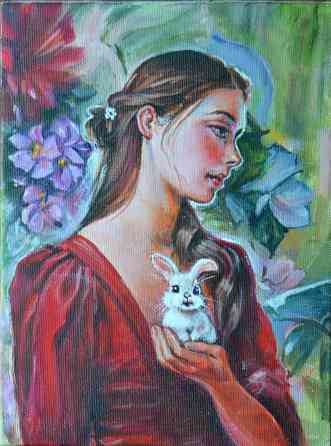 Купить картину маслом "Алиса в стране чудес" Скидка!!! 15% к 8 марта! от суммы, живопись, фэнтези Донецк