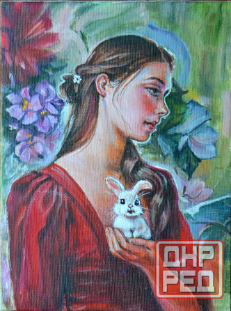 Купить картину маслом "Алиса в стране чудес" Скидка!!! 15% к 8 марта! от суммы, живопись, фэнтези Донецк - изображение 1