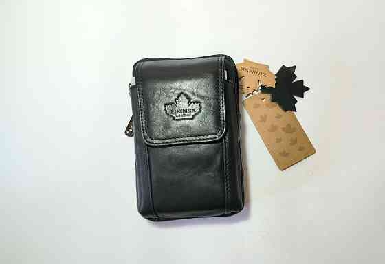 Сумка из натуральной кожи (17,5х11,5х7 см) Донецк