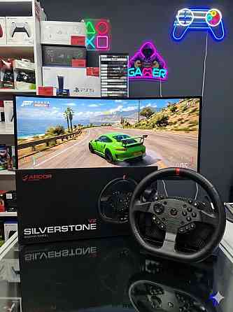 Руль ARDOR GAMING Silverstone V2 черный, 28 см, резина, для PC Донецк