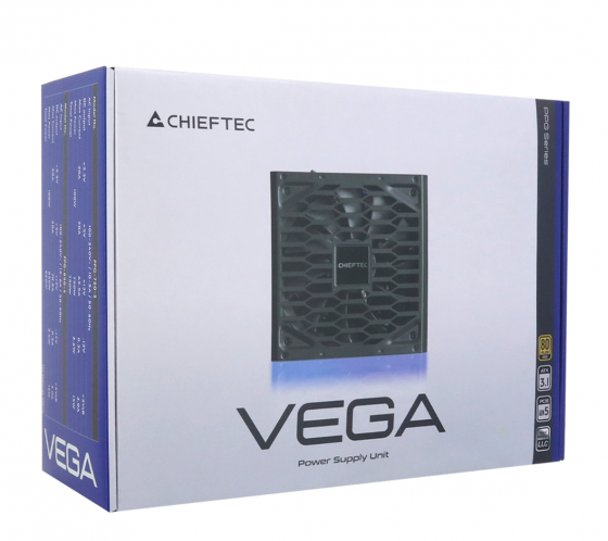Блок питания 750W Chieftec Vega PPG-750-S 80 Plus Gold, Active PFC, 135mm fan Донецк