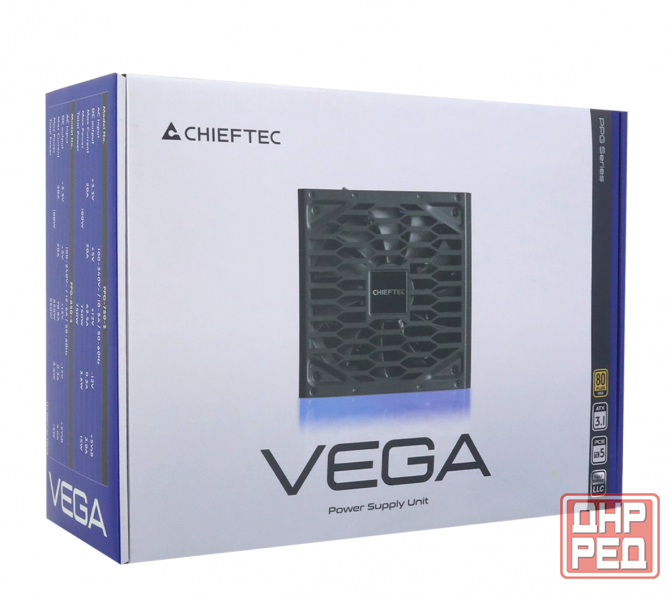 Блок питания 750W Chieftec Vega PPG-750-S 80 Plus Gold, Active PFC, 135mm fan Донецк - изображение 1