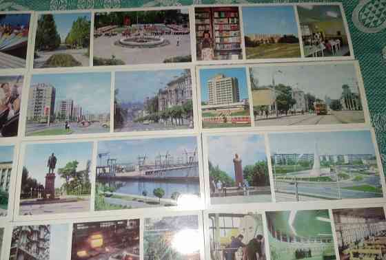 Днепродзержинск комплект из 15 цветных открыток 1977г. Донецк