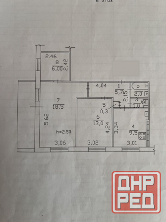 Продается 3 ком Квартира, ор/ир парк Строитель, Калининский район Донецк - изображение 7