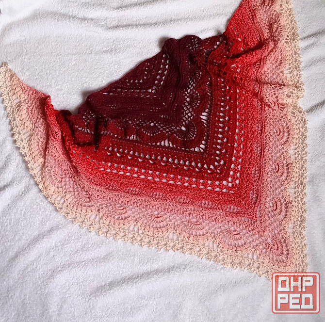 Шаль/платок крючком Мелитополь - изображение 1