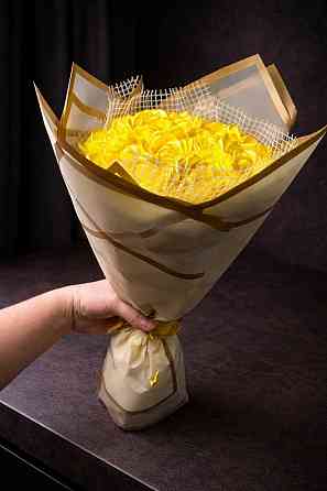 Розы из атласных лент Донецк