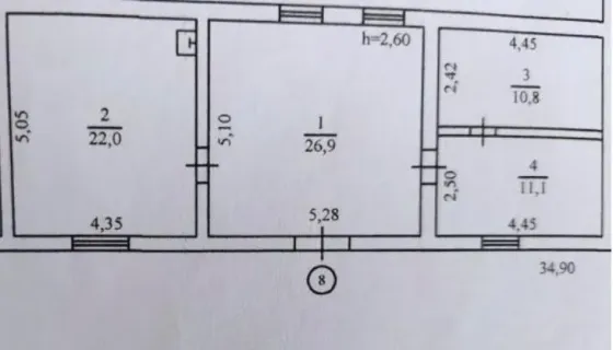 Продам 70,8 м нежилое помещение пр. Партизанский. Собственник. Донецк