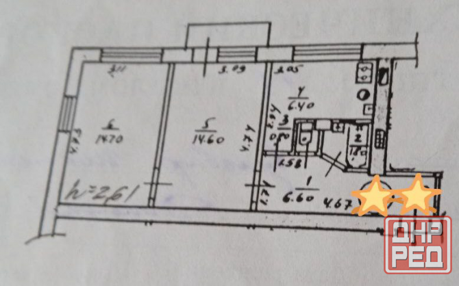 Продажа 2-комнатной квартиры, Крытый рынок Донецк - изображение 10