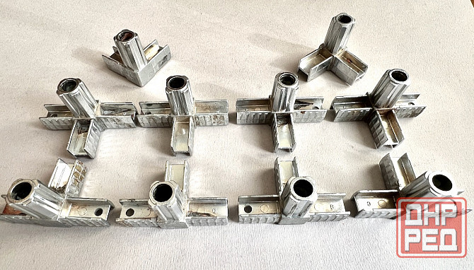 Соединитель металлический для трубы 20х20, Италия. Донецк - изображение 4