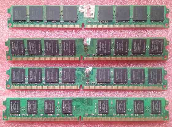 DDR2 8Gb 800MHz (PC2-6400) Kingston - DDR2 2Gb+2Gb+2Gb+2Gb 800MHz - обмен на 40шт нерабочей озу Донецк