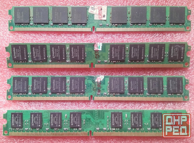 DDR2 8Gb 800MHz (PC2-6400) Kingston - DDR2 2Gb+2Gb+2Gb+2Gb 800MHz - обмен на 40шт нерабочей озу Донецк - изображение 2