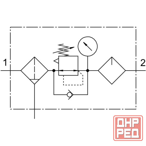Блок подготовки воздуха Festo FRC-1/4-DB-7-MINI Аксай - изображение 2