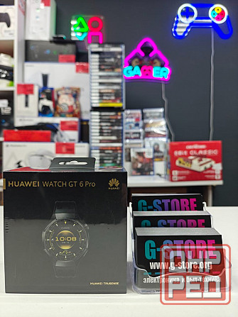 Умные часы HUAWEI WATCH GT 6 Pro 46mm, Черный ремешок из фторэластомера Донецк - изображение 2