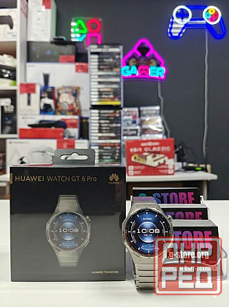 Умные часы HUAWEI WATCH GT 6 Pro 46mm, Титановый ресешок Донецк - изображение 1