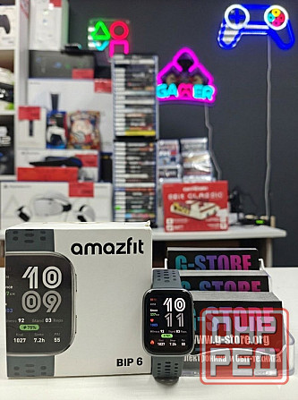 Смарт часы Amazfit Bip 6, черный Донецк - изображение 1