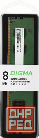 Оперативная память Digma DGMAD5480008S DDR5 - 1x 8ГБ 4800МГц Донецк - изображение 1