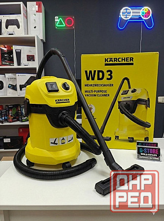 Хозяйственный пылесос Karcher WD 3 Донецк - изображение 1