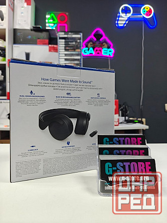 Наушники игровые для PlayStation 5 Sony Pulse 3D Black Донецк - изображение 3