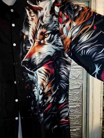 Рубашка с принтом Макеевка