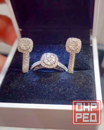 Продам серьги и кольцо Донецк - изображение 1