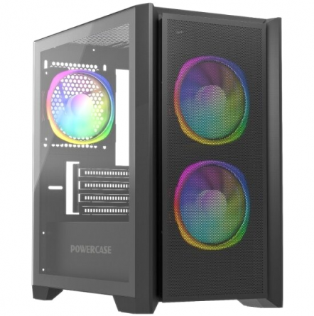 Корпус Powercase Alisio Micro Z3b Argb, черный (Camzb-A3) (арт-3990) Донецк