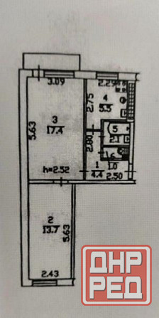 Квартира на площади Будённого Донецк - изображение 2
