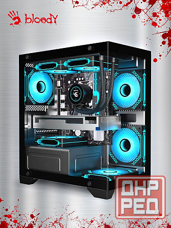Компьютерный корпус Matx Bloody Bd-Cc103 черный (Bd-Cc103-Bk) (арт-9369) Донецк - изображение 1