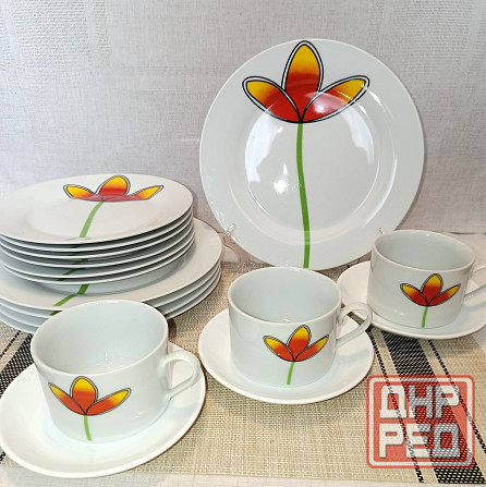 Набор посуды с ярким рисунком Донецк - изображение 3