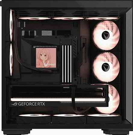 Корпус Formula Crystal Z7 черный без бп Atx 11x120mm 4x140mm (арт-6093) Донецк