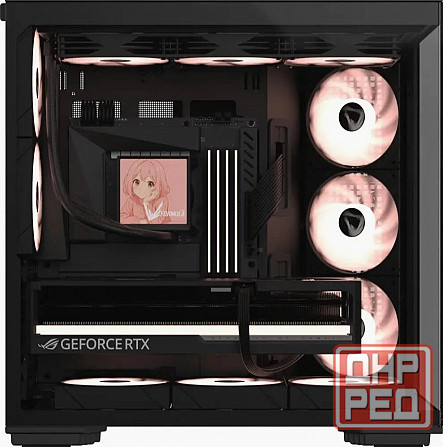 Корпус Formula Crystal Z7 черный без бп Atx 11x120mm 4x140mm (арт-6093) Донецк - изображение 1