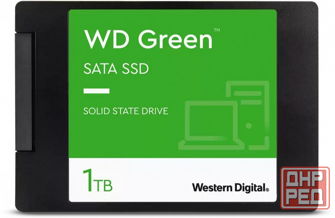 Твердотельный накопитель Ssd 1tb Western Digital Green Wds100t3g0a Sata3 2.5 (арт-8719) Макеевка - изображение 1