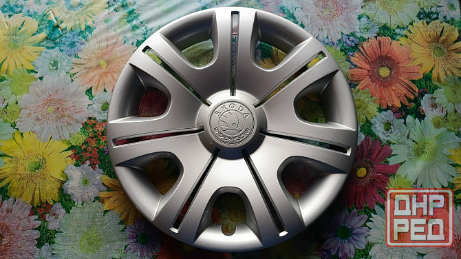 Оригинальные колпаки Skoda Fabia R14 в хорошем состоянии! Донецк - изображение 3