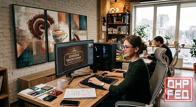 Дизайнер наружной рекламы в ра «Хамелеон» Донецк - изображение 1