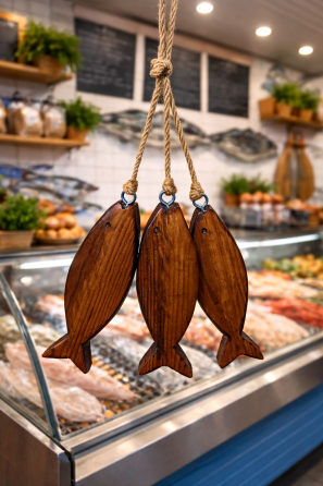 Рыбы из дерева ручной работы Донецк