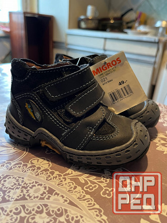 Детские фирменные кожаные ботиночки Донецк - изображение 1