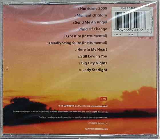 CD диск Scorpions - Moment Of Glory - Донецк