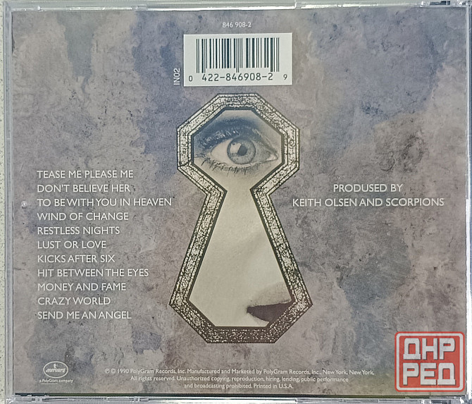 CD диск Scorpions - Crazy World - Донецк - изображение 2