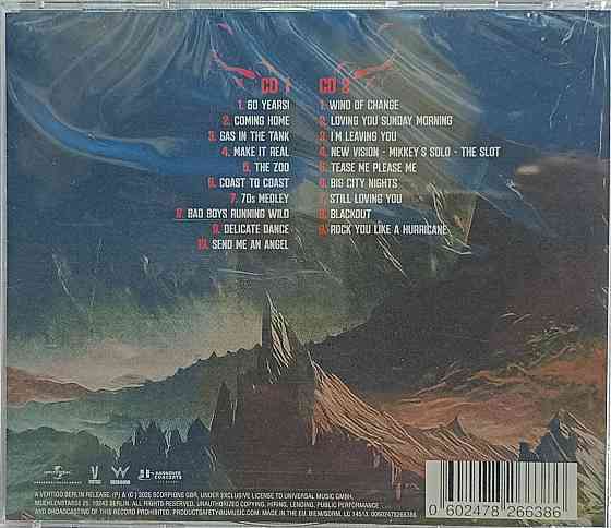 2 CD диска Scorpions - Coming Home Live- Донецк