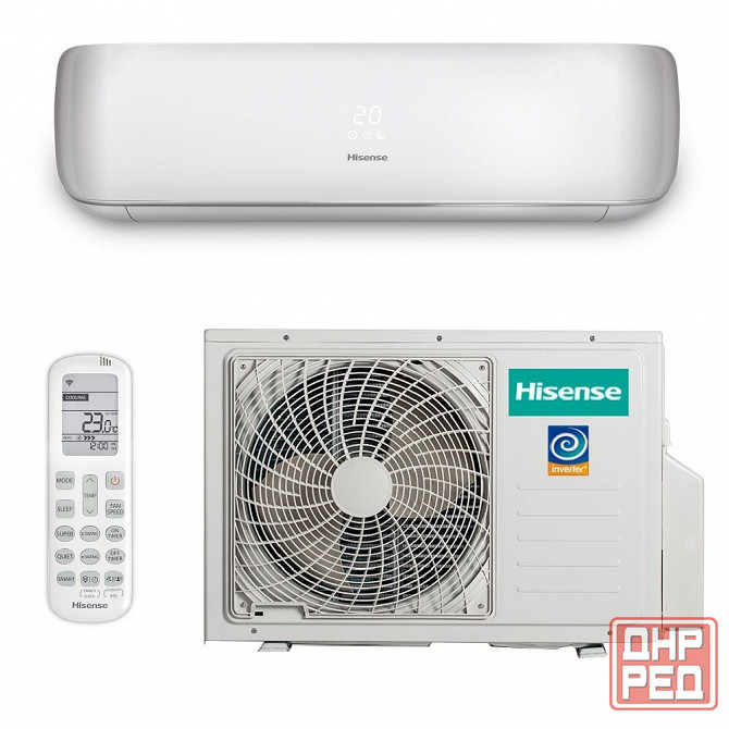 Сплит-система Hisense AS-10UW4RVETG01 Premium Design Super DC Inverter Wi-Fi с дисплеем (до 31 м²) Донецк - изображение 1