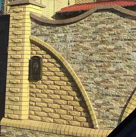 Кирпич фасадный полнотелый гиперпрессованный Харцызск