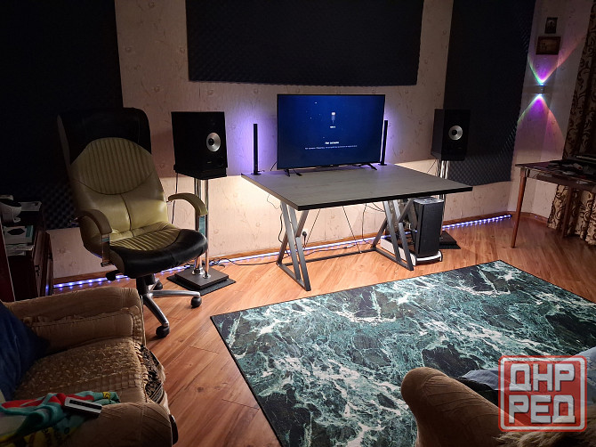 Современный стол стильная столешница лдсп светлая Донецк - изображение 5