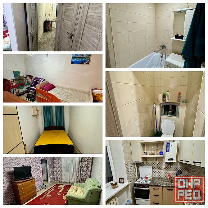 3 к.кв. ост. Бутовский поворот с мебелью и техникой этаж 4/5 торг Макеевка - изображение 1