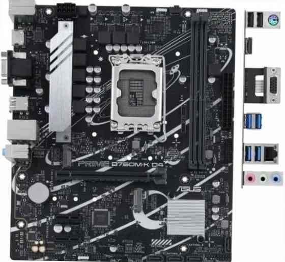 Материнская плата Asus Prime B760m-K D4 Socket 1700 B760 2xddr4 1xpci-E 16x 2xpci-E 1x 4xsata Iii Ma Макеевка