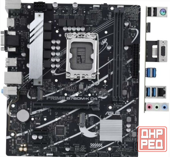 Материнская плата Asus Prime B760m-K D4 Socket 1700 B760 2xddr4 1xpci-E 16x 2xpci-E 1x 4xsata Iii Ma Макеевка - изображение 1