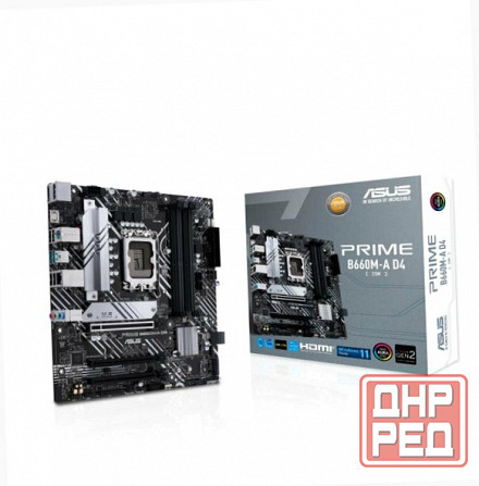 Материнская плата Asus Prime B660m-A D4-Csm (Lga1700, Matx) 90mb19k0-M1eayc Lga1700 (арт-9924) Макеевка - изображение 1