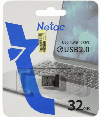 Флешка Netac 32gb Um2 Usb 2.0 (Nt03um2n-032g-20bk) (арт-1616) Макеевка