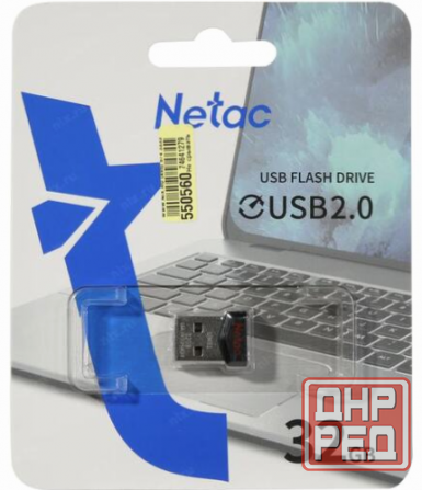Флешка Netac 32gb Um2 Usb 2.0 (Nt03um2n-032g-20bk) (арт-1616) Макеевка - изображение 1