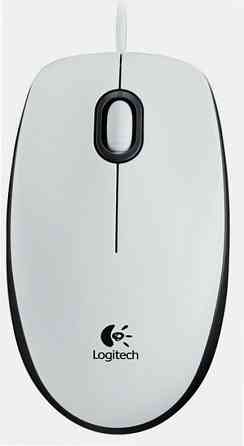 Мышь проводная Logitech B100 910-003360, 800dpi, белый (арт-2195) Макеевка