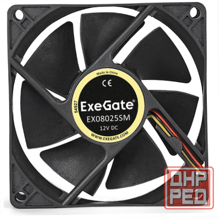 Вентилятор для корпуса Exegate Ex283381rus 80 мм (арт-3658) Макеевка - изображение 3